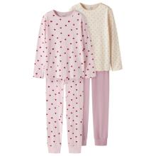 Name it - Kid's NKFNightset AOP 2-Pack - Alltagsunterwäsche Gr 86/92 rosa