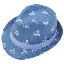 maximo - Kid's Mini Boy Trilby Boat - Hut Gr 49 cm blau