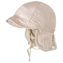maximo - Kid's Mini Schildmütze Musselin - Cap Gr 53 cm beige