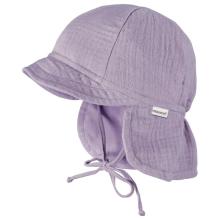 maximo - Kid's Mini Schildmütze Musselin - Cap Gr 51 cm lila/rosa