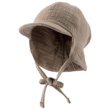 Sterntaler - Kid's gefütterte Schirmmütze Nacken Uni - Cap Gr 45 cm braun