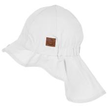 Mikk-Line - Kid's Summerhat Long Neck Solid - Cap Gr 45 cm - 6-12 Months weiß