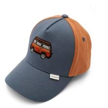 maximo - Boy's Cap Camping Bus Stickerei Klettverschluss - Cap Gr 53-55 cm blau