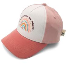 maximo - Kid's Cap Regenbogen Klettverschluss - Cap Gr 49-51 cm rosa