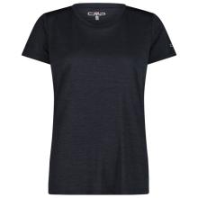 CMP - Women's Jacquard S/S T-Shirt - Funktionsshirt Gr 34 schwarz/blau