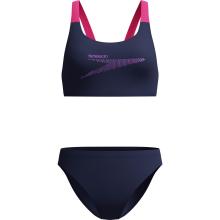 SPEEDO SOLID BOOM LEADERBACK Bikini Set Damen