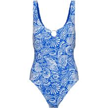 Seafolly C Shells Ring Front Halter One Piece Badeanzug Damen