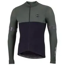 NALINI Warm Wrap Langarmtrikot, für Herren, Größe 2XL, Fahrradtrikot,