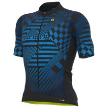 ALÉ Checker Kurzarmtrikot, für Herren, Größe L, Radtrikot, Fahrradbekleidung