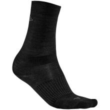 CRAFT Wool Liner 2er Pack Winterradsocken, für Herren, Größe L, Rennradsocken,