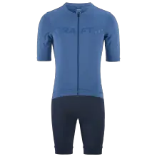 Set (Radtrikot + Radhose) CRAFT Endur Logo Set (2 Teile), für Herren