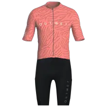 OUTWET Set (Radtrikot + Radhose) X-Track Rooted Set (2 Teile), für Herren