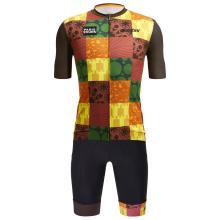 Set (Radtrikot + Radhose) SANTINI Paris Tours Vigne 2023 Set (2 Teile), für