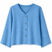 Mazine Damen V-Neck Tencel Bluse