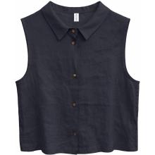Mazine Damen Sleeveless Linen Bluse