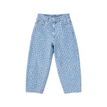 Mazine Damen Printed Barrel Leg Jeans