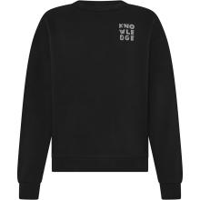 KnowledgeCotton Apparel Herren Flock Print Crew Neck Pullover