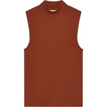 KnowledgeCotton Apparel Damen High Neck Rib Top