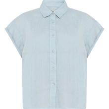 KnowledgeCotton Apparel Damen Aster Fold Up Linen Bluse