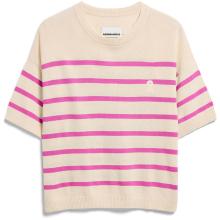 Armedangels Damen Stripe Linen Blend T-Shirt