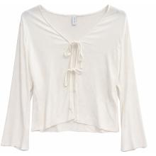 Mazine Damen Wide Sleeve Crinkle Bluse