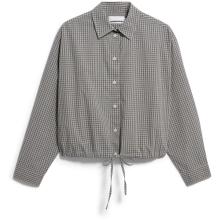 Armedangels Damen Mini-Check Drawstring Bluse