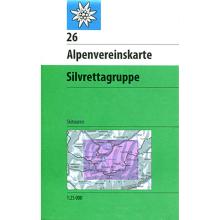 DAV AV-Karte 26 Silvrettagruppe, Skirouten