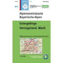 DAV AV-Karte BY 9 Estergebirge, Herzogstand, Wank