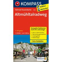 Kompass Verlag Altmühltalradweg 7011 Fahrrad-Tourenkarte