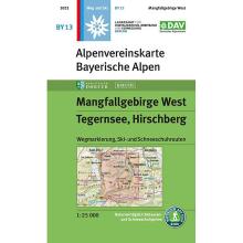 DAV AV-Karte BY 13 Mangfallgebirge West, Tegernsee, Hi