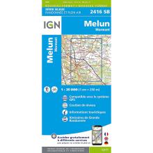 IGN Melun Mormant 2416 Wanderkarte