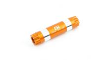 Cannondale Hollowgram Si Kurbelachse BB30 87/125mm orange (BULK)