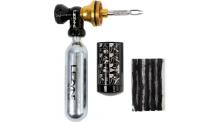 Lezyne Tubeless CO2 Blaster Handpumpe - mit 20g-Kartuschen schwarz/gold
