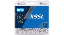 KMC X9 SL Kette 9-fach 114-Glieder - Silber