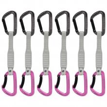 Mammut - Workhorse Keylock Quickdraws - Express-Set Gr 17 cm - Straight Gate / Bent Gate Key grau