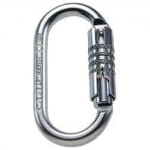 C.A.M.P. - Oval Pro 3Lock - Stahlkarabiner grau