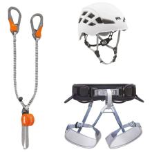 Petzl - Kit Via Ferrata Eashook - Klettersteigset Gr Harness: 76-107 cm - Helmet: 53-61 cm grau