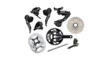 Shimano GRX RX820 Komplettgruppe 2x12-fach 48/31 Zähne - 172.5mm 11-36 Zähne 160/160mm (BULK)