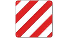 DS Covers Warning Sign red-white striped