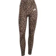 adidas Damen Optime Essentials 3-Stripes Leopard 7/8 Tights