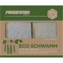 Fibertec 2er Pack Spül- und Duschschwämme