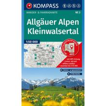 Kompass Verlag WK 3 Allgäuer Alpen, Kleinwalsertal