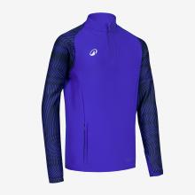 Kinder Fußball Sweatshirt 1/2-Zip - Club Wavy blau/marineblau