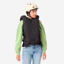 Airbag Weste elektronisch Fahrrad/Scooter Erwachsene schwarz