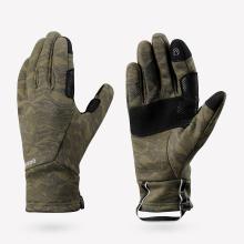 Handschuhe Kinder 6–14 Jahre taktil Stretchmaterial Wandern - Hike500 grün