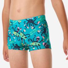 Badehose Boxer Jungen - Fiti Fun türkis