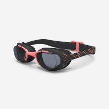 Schwimmbrille getönt Größe L - XBase schwarz/orange Gläser grau