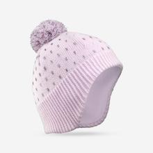 Skimütze Kinder warm - Flap lila