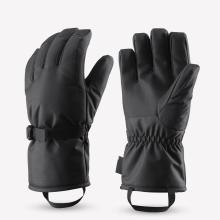 Skihandschuhe Kinder wasserdicht - 500 schwarz