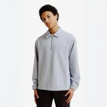 Polo-Sweatshirt Herren Relaxed - Heritage grau